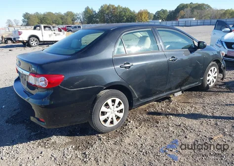 2011 Toyota Corolla Le z USA, uszkodzony, nr VIN JTDBU4EE7B9168760